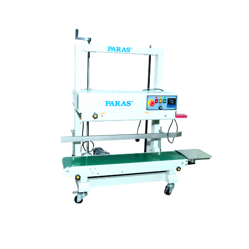 Continuous Heavy Duty Band Sealer Machine in Vertical  